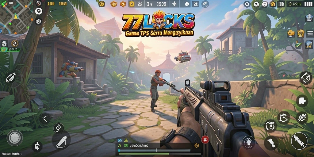 Tangkapan layar utama dari gameplay seru 77LUCKS.