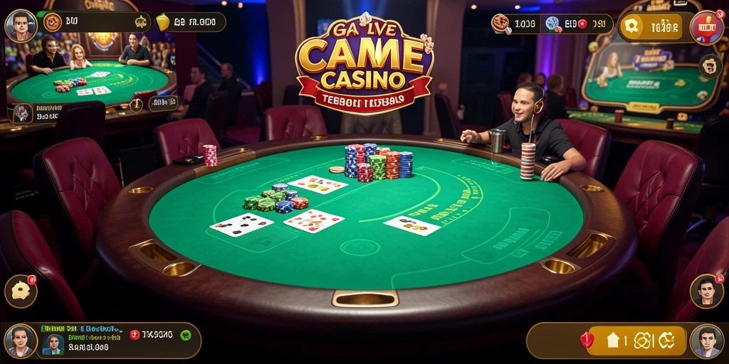 Gameplay Live Casino yang seru dan interaktif di D06.