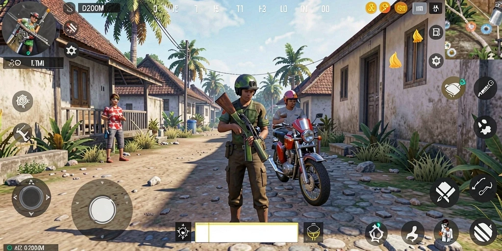 Tampilan gameplay D200M yang menarik dan interaktif.