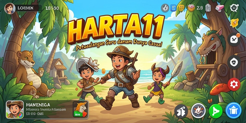 Tampilan menarik gameplay HARTA11 dalam pengalaman Casual yang menyegarkan.