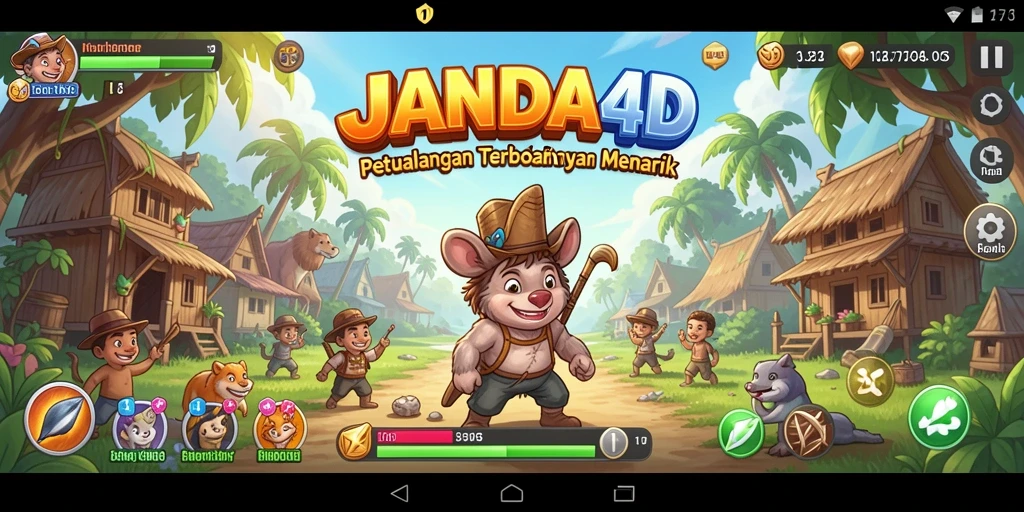 Tampilan gameplay yang epik di dunia terbuka JANDA4D.