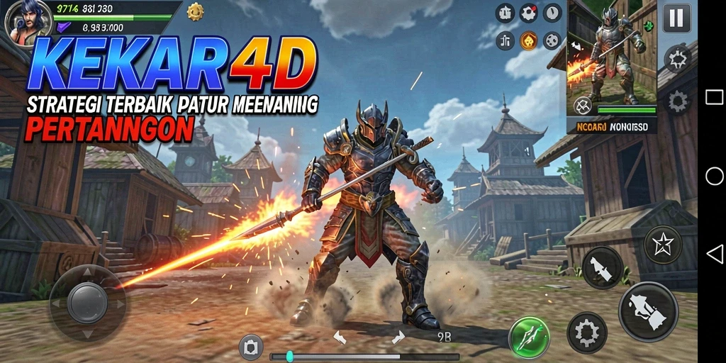 Screenshot gameplay <strong>KEKAR4D</strong> menunjukkan pertarungan strategis yang menarik.