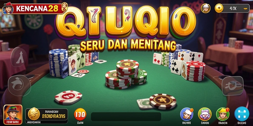 Tampilan gameplay seru KENCANA28 dalam permainan QiuQiu.