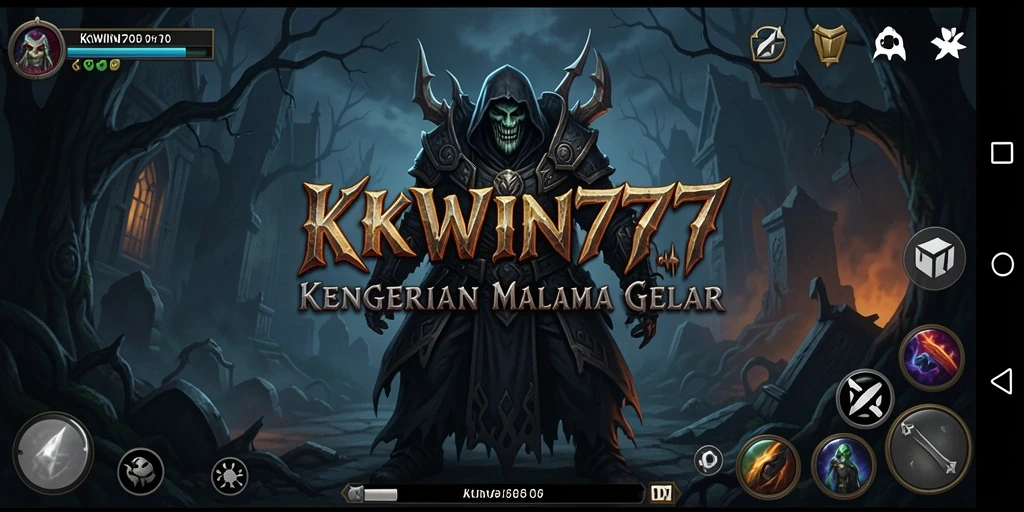 Tangkapan layar KKWIN777 menampilkan momen menyeramkan dalam gameplay Horror.
