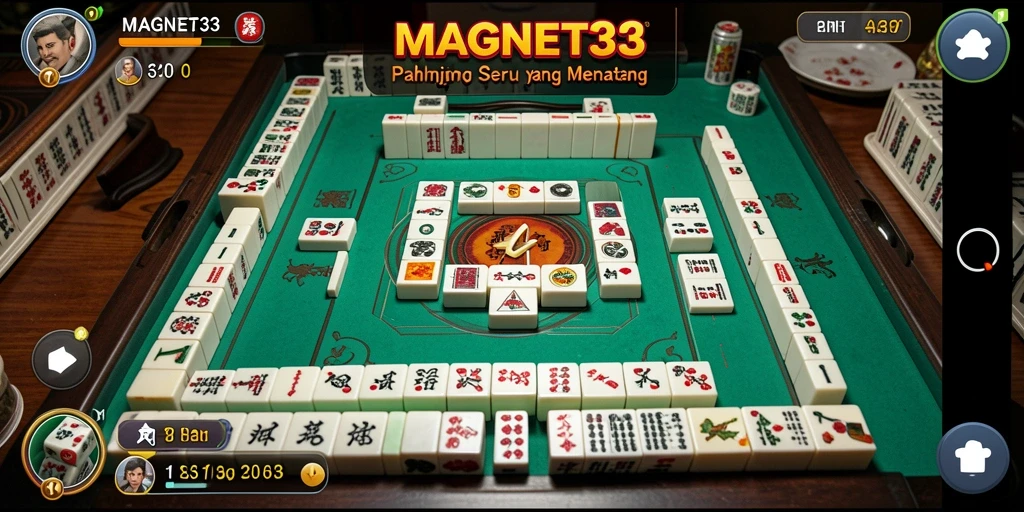Screenshot utama MAGNET33 menampilkan gameplay Mahjong yang mendebarkan.