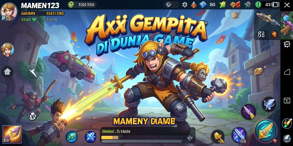 Tampilan gameplay Action yang mendebarkan dan dinamis.