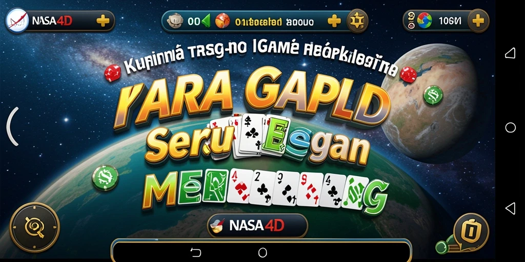 Screenshot gameplay <strong>NASA4D</strong> dengan suasana seru bermain Gaple.