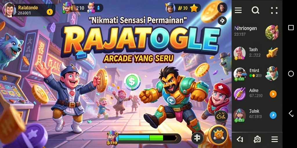 Tampilan gameplay RAJATOGEL yang menarik dan mengasyikkan.