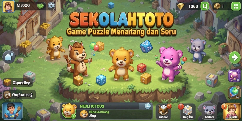 Tampilan gameplay SEKOLAHTOTO yang menantang dan menarik.