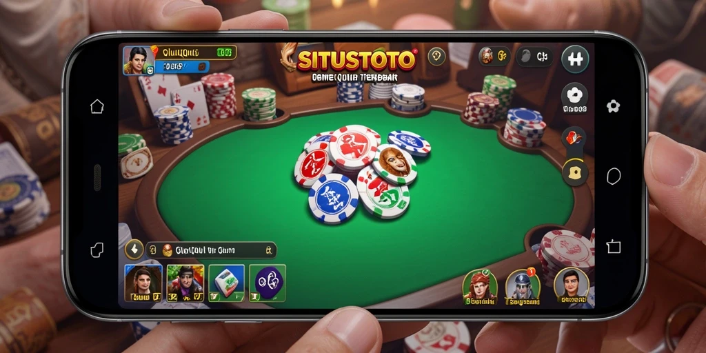 Tampilan gameplay seru di SITUSTOTO saat bermain QiuQiu.