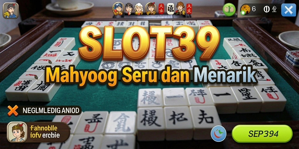 Tangkapan layar gameplay SLOT39 yang menunjukkan aksi Mahjong.