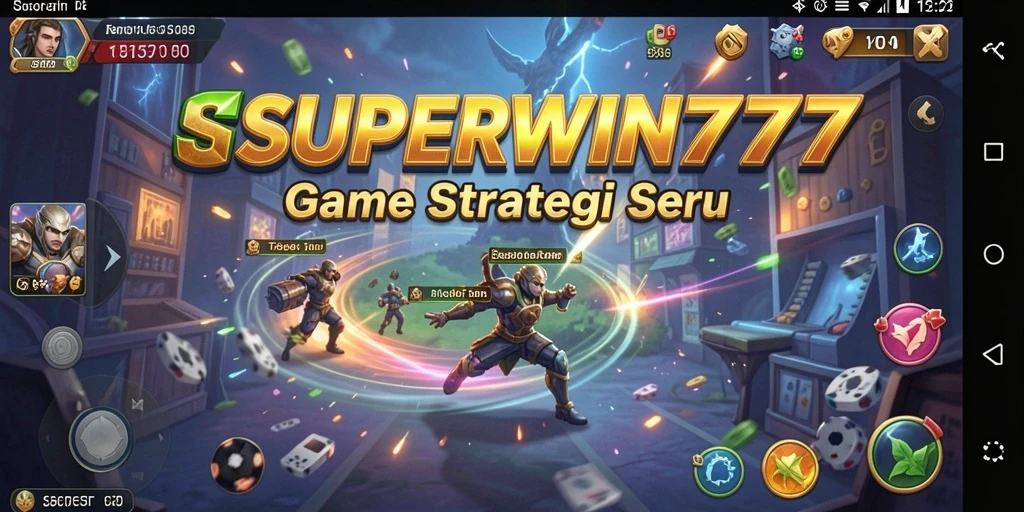 Tampilan gameplay SUPERWIN777 yang menegangkan dan strategis.