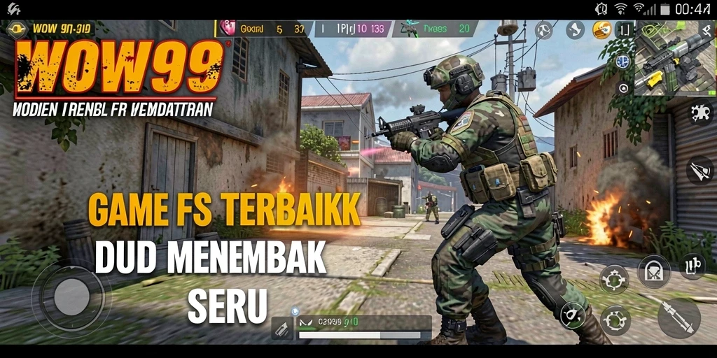 Gameplay WOW99 yang menegangkan dengan aksi tembak-menembak intens.