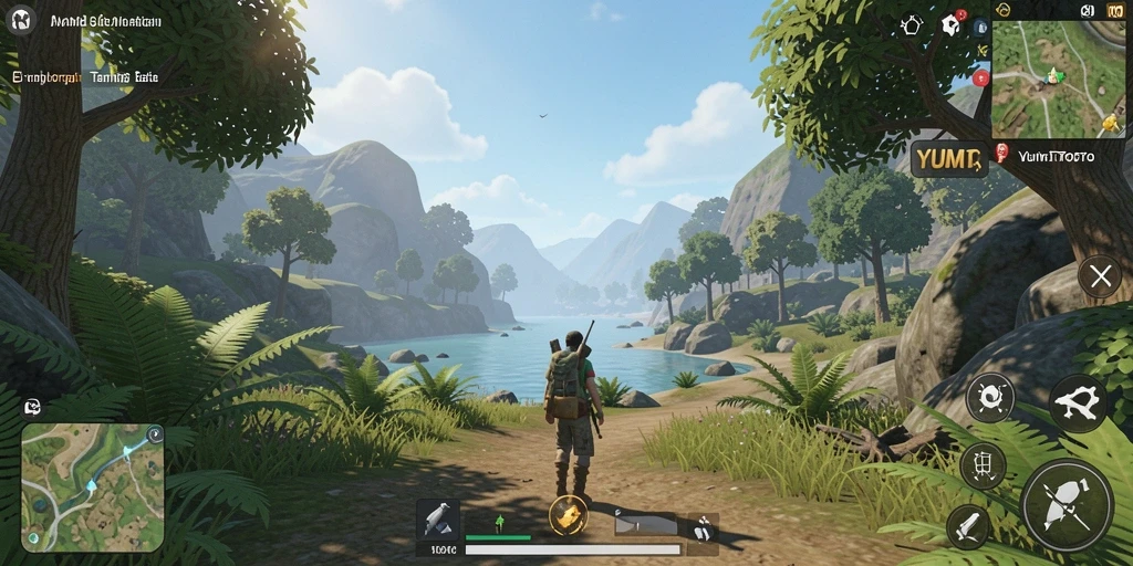 Tampilan gameplay menawan di dunia terbuka YUMETOTO.