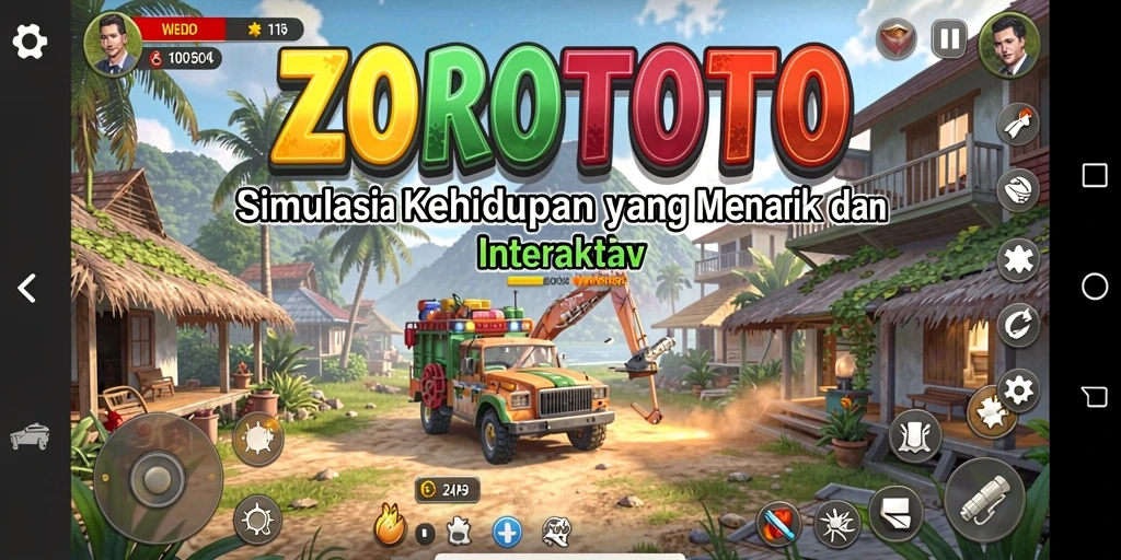 Tampilan gameplay ZOROTOTO yang menarik dan interaktif.